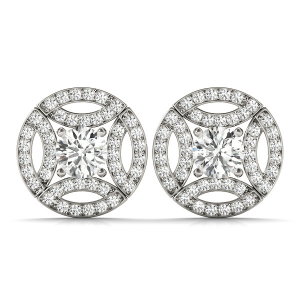 Essi Lab-Created Halo Diamond Earrings