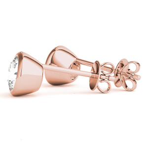 Esma Lab-Created Diamond Rose Gold Studs Earrings