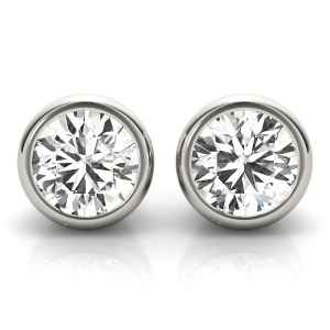 Esma 0.10 - 1.00 Carat Lab-Created Diamond Round cut  Studs Earrings