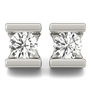  Enya 0.12 - 0.50 Carat Lab-Created Diamond Round cut Studs Earrings