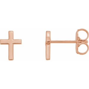 Petrishia Rose Gold Stud For Women Diamond Earrings