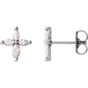 Pia Lab-Created 2 Prong Studs Diamond Earrings
