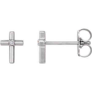 Payram Lab-Created 4 Prong Studs Diamond Earrings