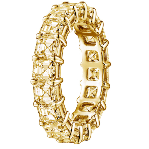Elmeria Yellow 4 Prong  Diamond Ring