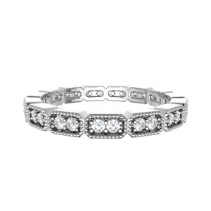 Enjoli 0.33 Carat Lab-Created Round cut Prong  Diamond Ring