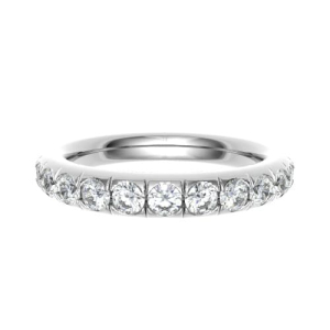 Elesa Lab-Created Rose Gold Bezel  Diamond Ring