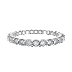 0.60 - 3.00 Carat Round Diamond Full Eternity Ring with Shared Claw Set