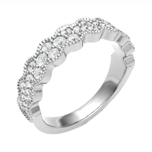Eada 0.60 Carat Natural Round cut Prong  Diamond Ring