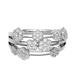 Eilene 0.33 Carat Lab-Created Round cut Prong  Diamond Ring