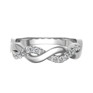 Edee Lab-Created Prong  Diamond Ring