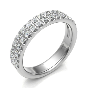 Elueua 0.60 Carat Natural Round cut Prong  Diamond Ring
