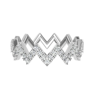 Eustacia 0.33 Carat Lab-Created Round cut Prong  Diamond Ring