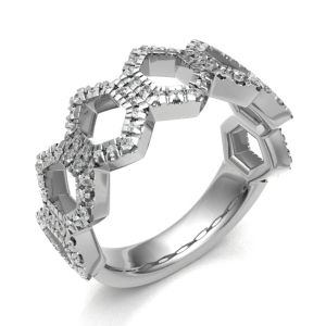 Elishia 0.50 Carat Lab-Created Round cut Prong  Diamond Ring
