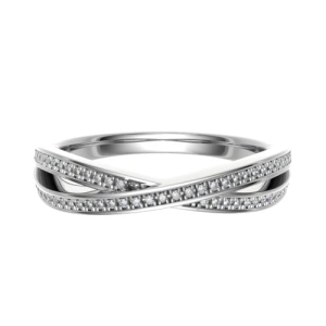 Euphemia Natural Rose Gold Prong  Diamond Ring