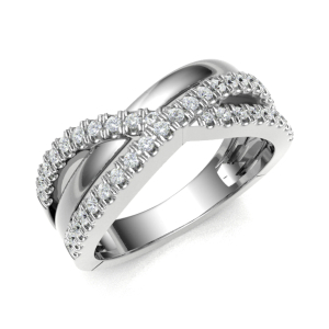 Emota 0.33 Carat Natural Round cut Prong  Diamond Ring