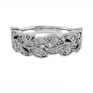 Elyvia 0.33 Carat Lab-Created Round cut Prong  Diamond Ring