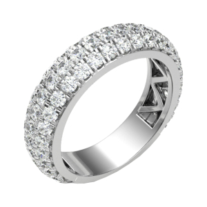 Elyta 1.50 Carat Natural Round cut 4 Prong  Diamond Ring