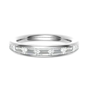 Emmary Lab-Created Channel Set  Diamond Ring