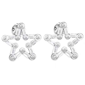 Vivanna Natural Bezel Set  Diamond Earrings