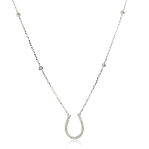 Vruddhi 0.15 Carat Natural Diamond Round cut Prong Set  Chain Necklace