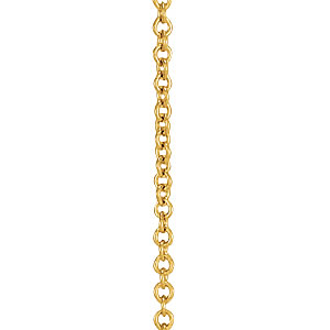 Bradley Yellow Gold 1MM Sterling Silver Necklace