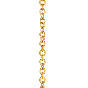 Kayden Yellow Gold 1.2MM Sterling Silver Necklace