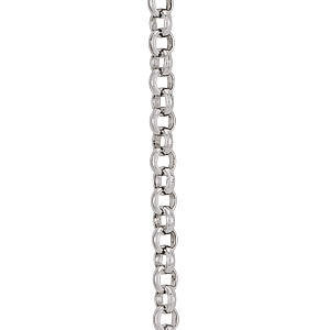 Oscar White Gold 1.6MM Sterling Silver Necklace