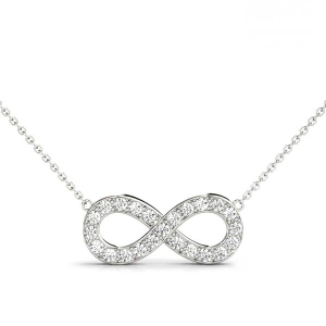 Matthew Lab-Created Diamond Round cut Pave Set  Designer Pendant Necklace