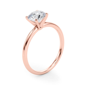 Sunshine Natural Rose Gold Solitaire Diamond Ring