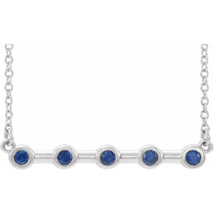 Pankhuri 0.25 Carat Blue Sapphire Round cut Bezel Set 