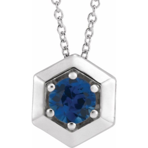 Pankti 0.60 Carat Blue Sapphire Round cut 6 Prong 