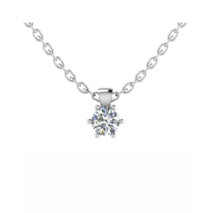 6 Prong solitaire Pendant