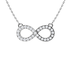 Thorlee 0.10 Carat Natural Diamond Round cut Pave Set  Everyday Pendant Necklace