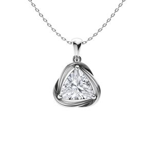 4 Prong Setting Diamond Designer Pendant