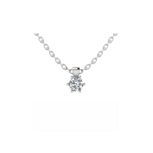 Classic 6 Prong solitaire Pendant