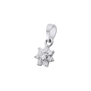 0.25 Carat Prong Setting Natural And Lab Created Round Diamond Star Pendant