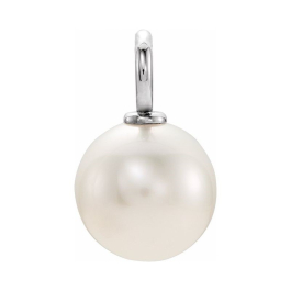 6.00 MM Round Fresh Water Pearl Pendant 