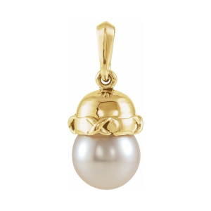 Vanity Round cut Pearl Gemstone Necklace