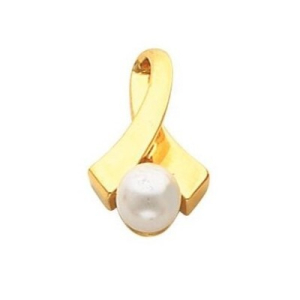 Verna Yellow Gold Pearl Gemstone Necklace