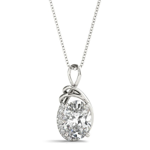 Trella Lab-Created Diamond Designer Pendant Necklace