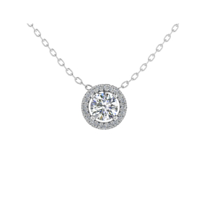 Ravishing Round Diamond Pendant