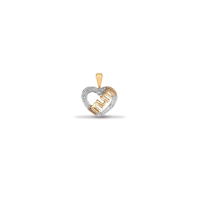 MUM  Natural Round cut Claw Prong Diamond Necklace