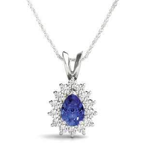 Parina 0.20 - Carat Blue Sapphire Pear cut 3 Prong 