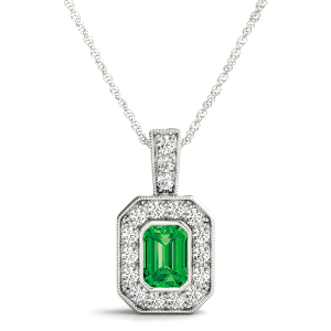 Veru 0.65 Carat Emerald cut Bezel Set 