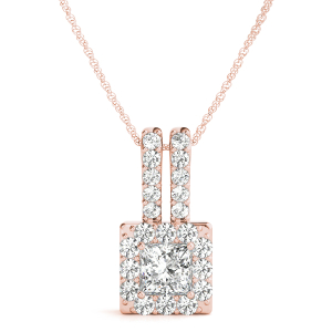 Toshika Natural Diamond Rose Gold 4 Prong 
