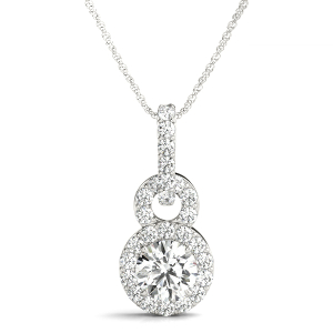 Tionne 1.00 Carat Natural Diamond Round cut 4 Prong 