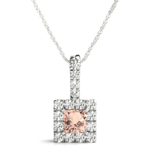 Taleyah 0.10 - 3.00 Carat Morganite Princess cut 4 Prong 