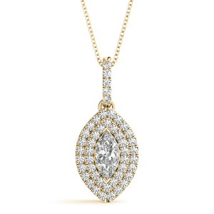 Tasa Natural Diamond Yellow Gold 2 Prong 