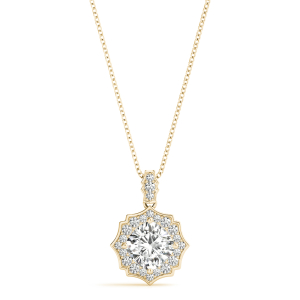 Taliana Natural Diamond Yellow Gold 4 Prong 