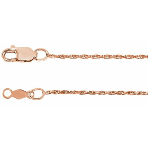 Iris Rose Gold Chain Necklace